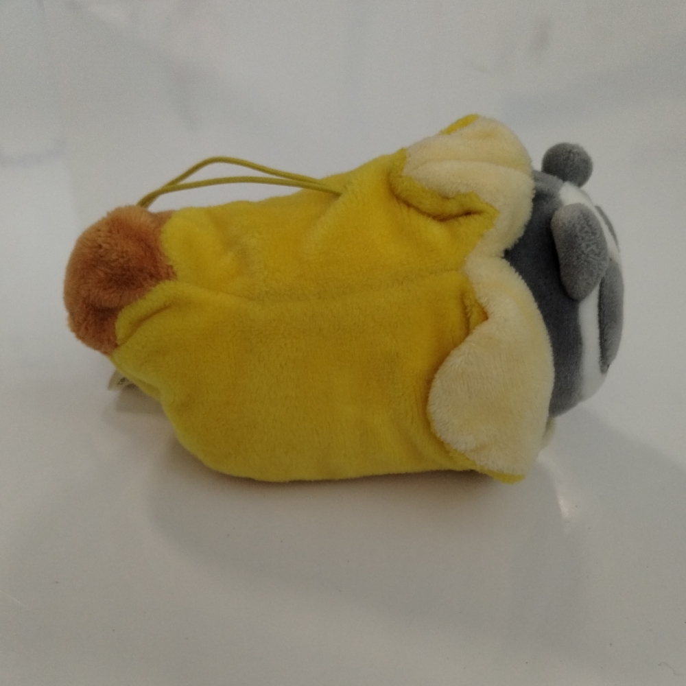 Anirollz 3" Plush Keychain Pandaroll with Banana Blanket Soft Stuffed Animal - Picture 6 of 11
